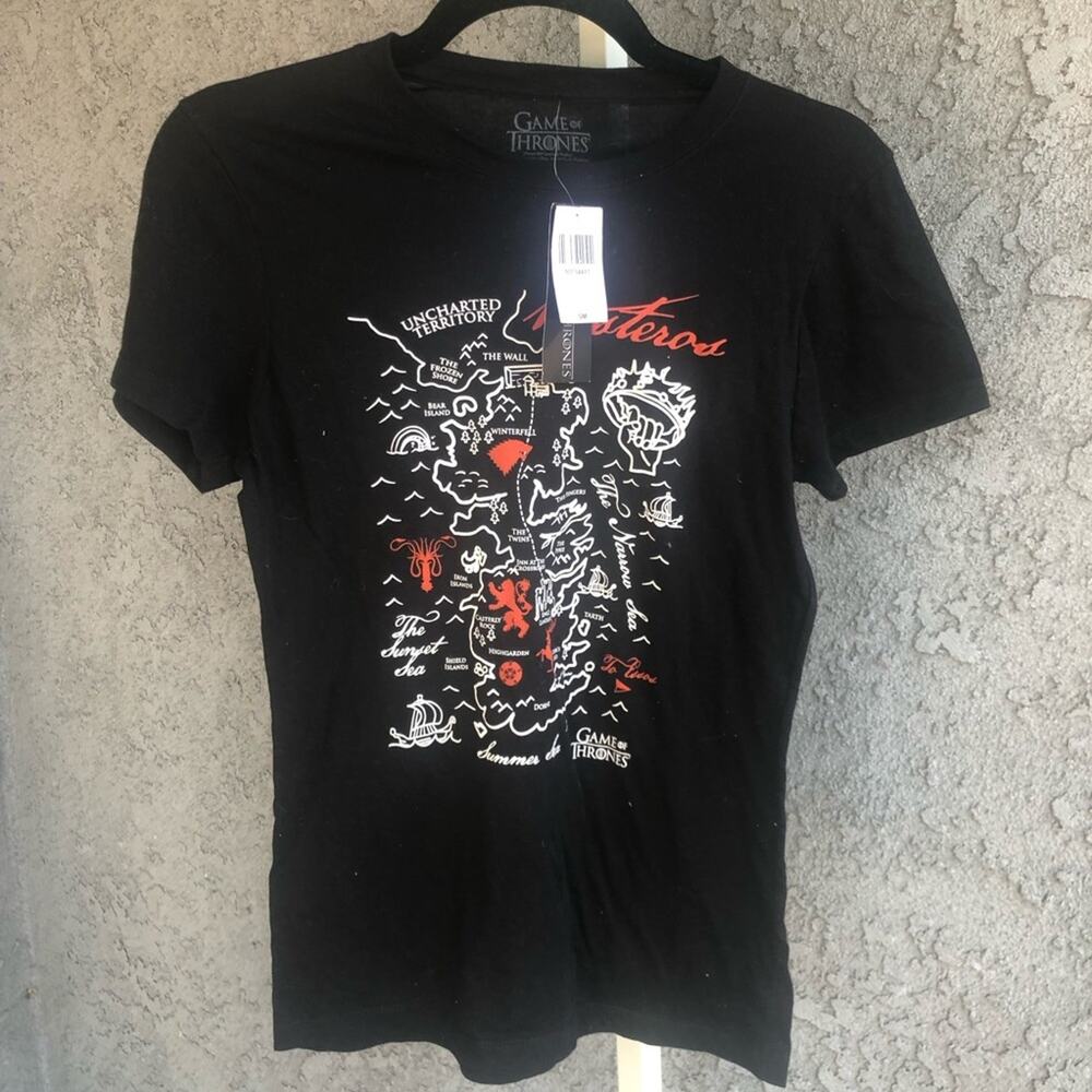 Game of Thrones Map of Westeros T-shirt